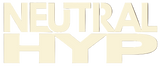 Text 'NEUTRAL HYP' in a stylized font on a white background