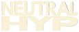 Text 'NEUTRAL HYP' in a stylized font on a white background